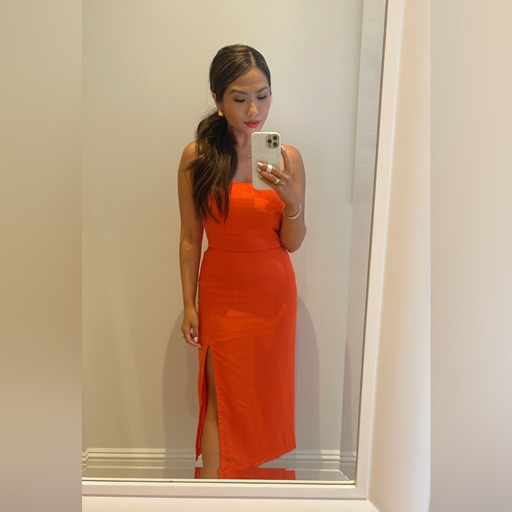 Petal & Pup Leruzi Orange Dress